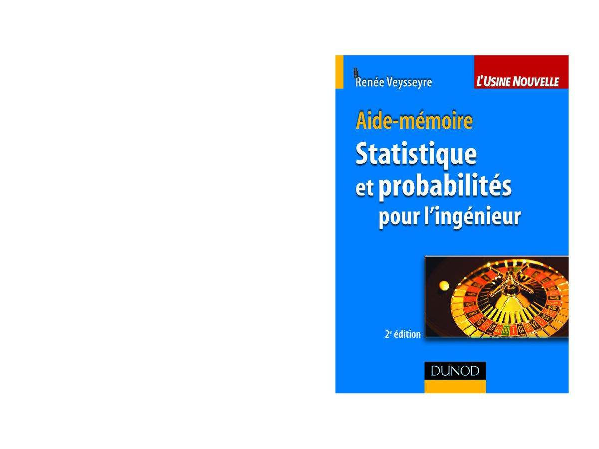 Aide-mémoire Statistique et probabilités
