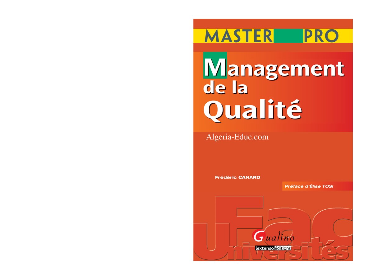 Management de la Qualité