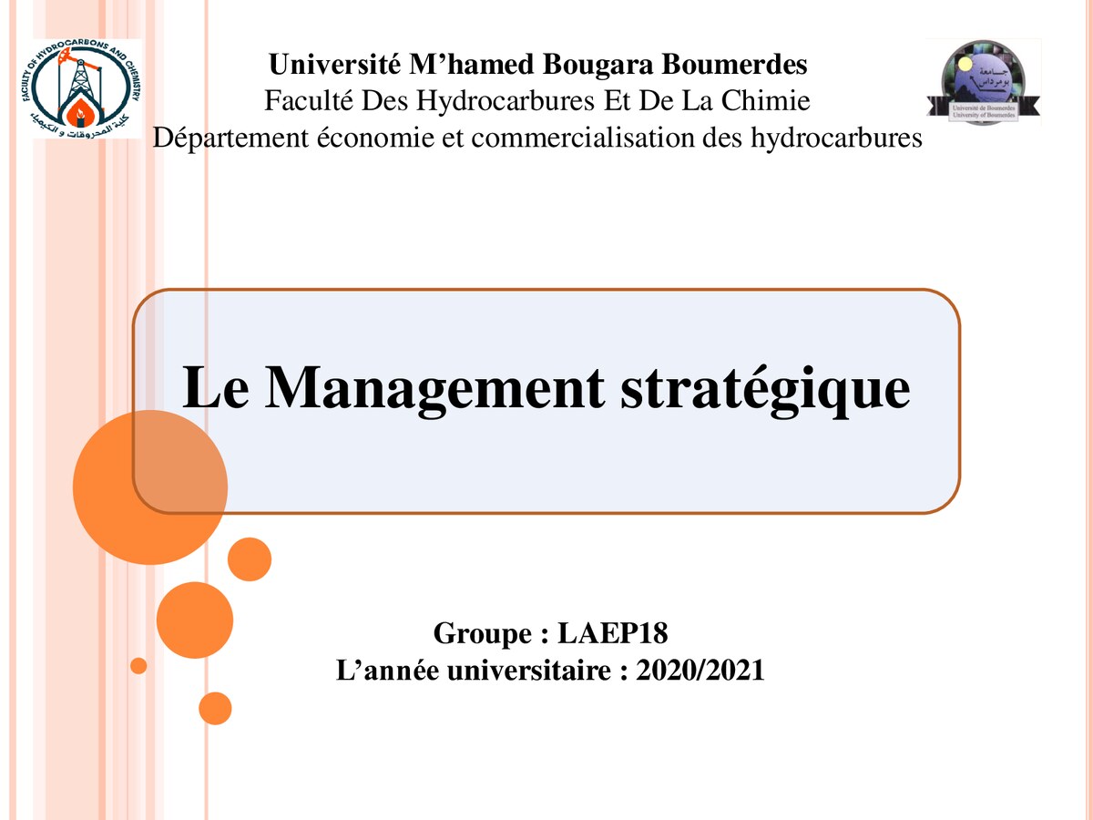 Management-Strategique